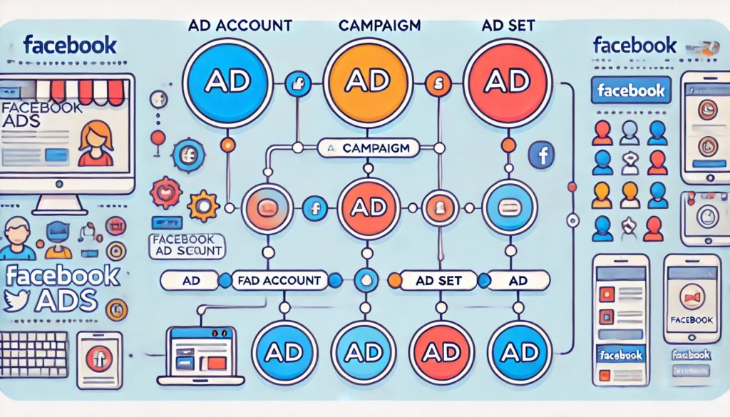 Facebook広告の構造と設定方法